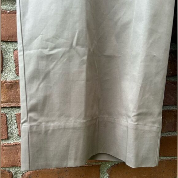 Eileen Fisher Stretch Cotton Twill Wide Leg Trouser Pant Cocoa - Picture 6 of 10